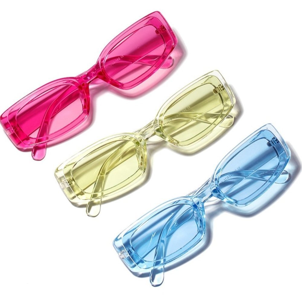 Women's Sunglasses Retro Small Rectangle 3 Colors